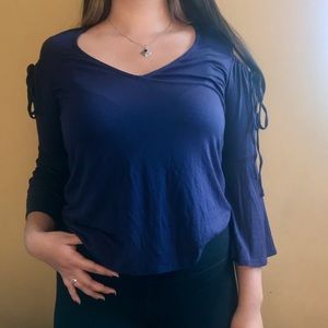 Dark blue long sleeves